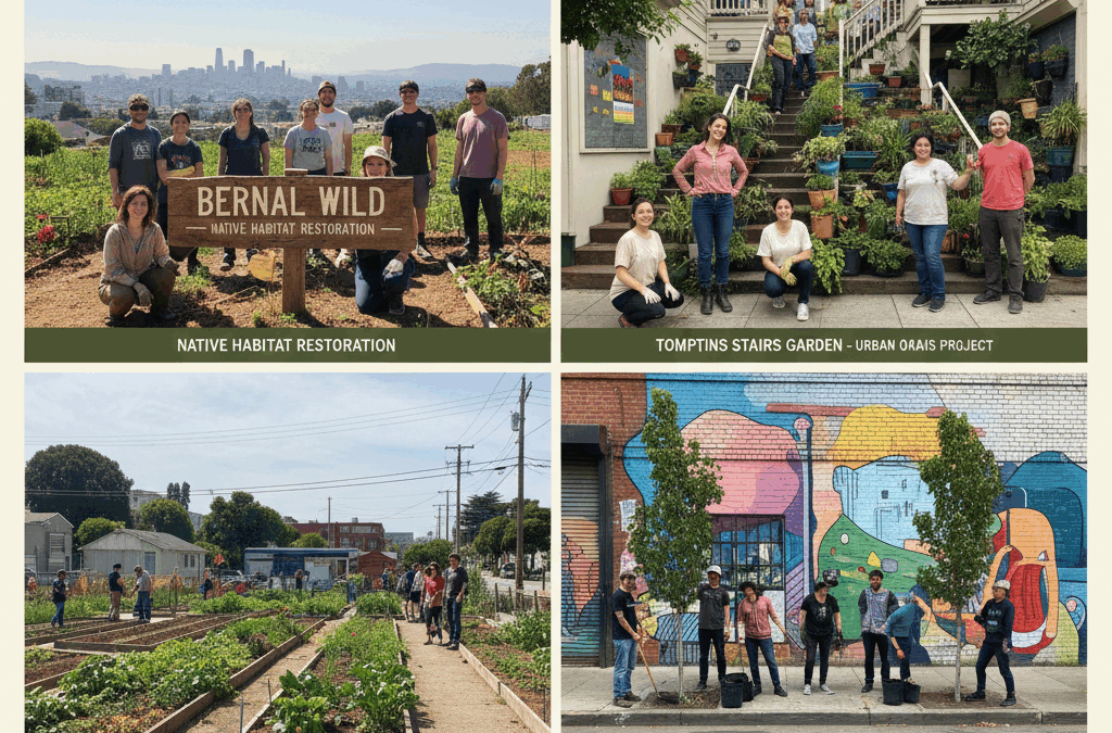 Volunteer Across 30+ SF Neighborhood Projects