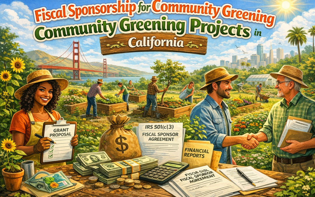 Fiscal Sponsorship for Community Greening Projects in California