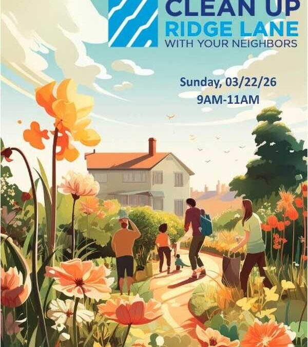 Ridge Lane Cleanup Day