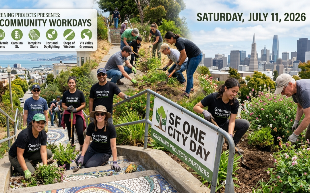 Join Greening Projects for One City Day on Saturday, July 11!