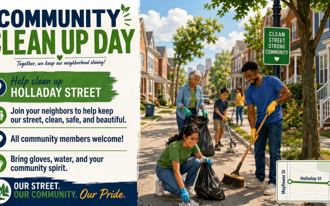 Holladay Street Clean Up Day