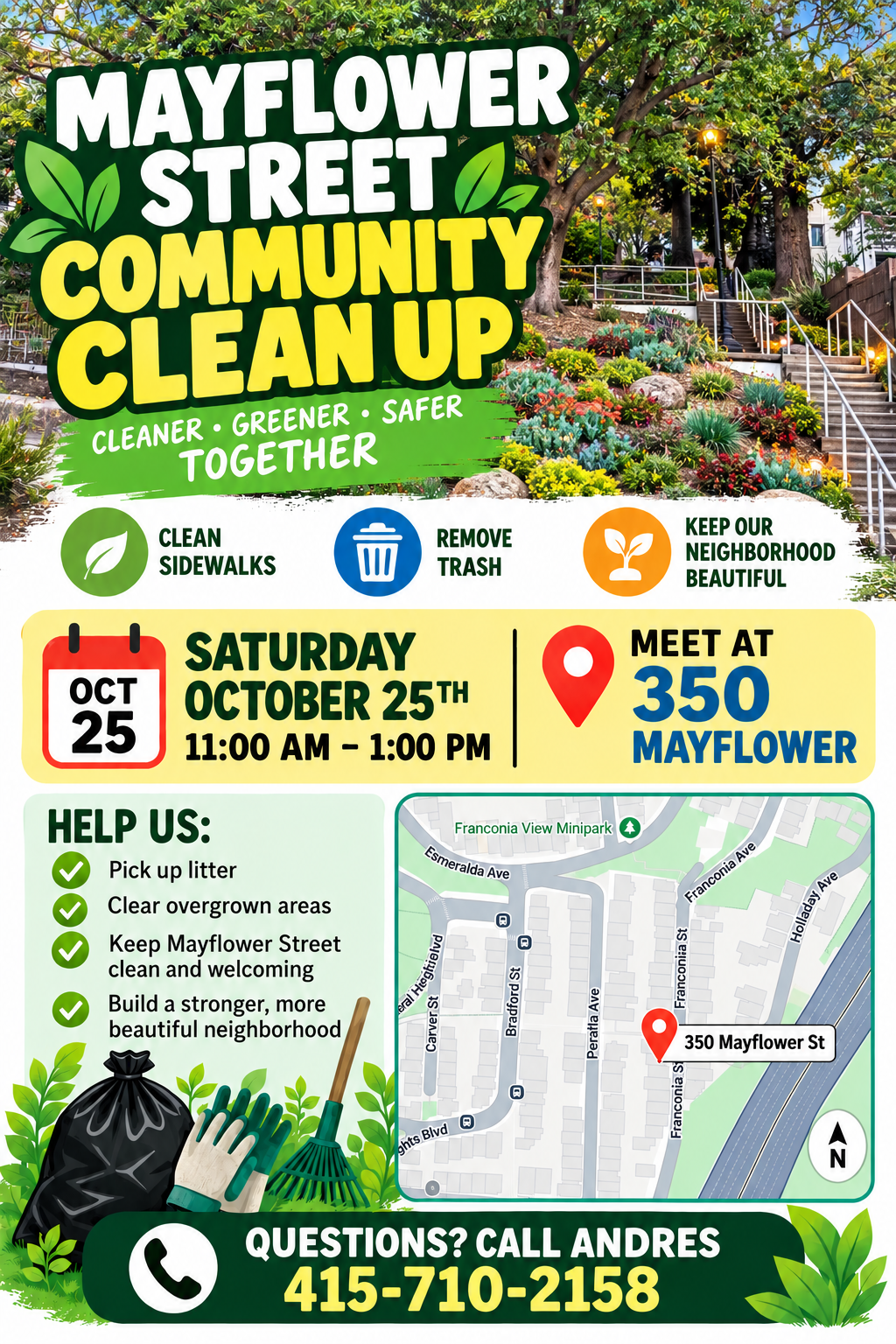 Mayflower Street Community Clean-Up